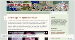 Desktop Screenshot of juliemac.net